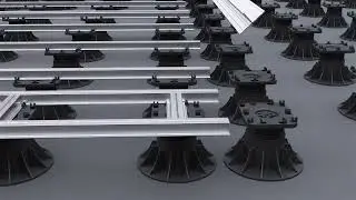 Tectonic® T25 Decking Subframe with Vertical Downturn