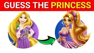Guess The Disney Princess By The Cheerleader Version | Disney Princess Quiz