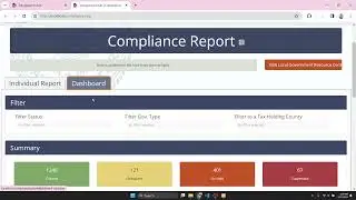Compliance Dashboard - Transparent Utah
