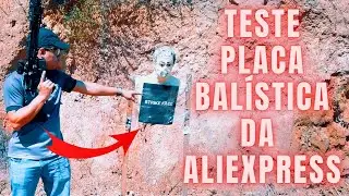 TESTANDO O COLETE BALÍSTICO DO ALIEXPRESS