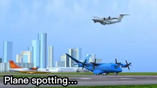 Plane spotting at Shore airport | Turboprop Flight Simulator