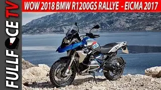 2018 BMW R1200GS Rallye Update - EICMA 2017