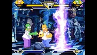 SK MUGEN Special - Homer Simpson (Me) vs Homer Kut Out