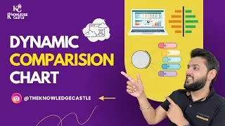 How to Create Dynamic Comparison Bar Chart Excel | Knowledge Castle | Microsoft certified institute!