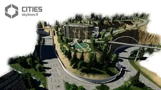 Nordwoods timelapse 5 - Union Gardens, the leisure junction (Cities Skylines 2 vanilla)
