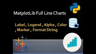 Matplotlib Line Charts Full Concept !! Legend !! Label !! Format String !! Data Science