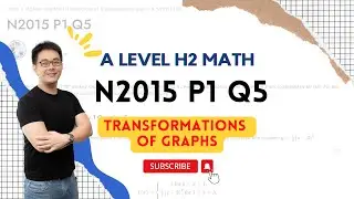 💡 Transformation of Graphs💡:  A Level H2 Math 2015 Paper 1 Q5