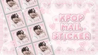 wme : how to edit kpop mail stickers