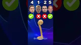 Modric Vs Debruyne Vs Iniesta Vs Zidane 