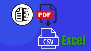 PDF to CSV Converter Bank Statement or Credit Card