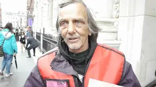 Stuart has been homeless in London sleeping rough since March.