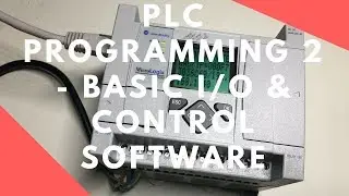 PLC Programming Tutorial 2 - Hardware Connections & Basic Program Controlling a Valve through an HMI