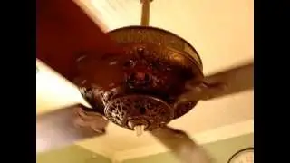 WESTINGHOUSE DELUXE ORNATE 56" CEILING FAN Circa  1893