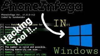 Find Info On Phone Numbers With PhoneInfoga In Windows | 