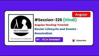 Router Lifecycle event ResolveEnd in Angular | Angular tutorial in Hindi (Session-226)