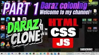 Creating Daraz Clone using HTML, CSS & JavaScript - Part 1