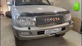 Видео от нашего клиента с решеткой для ТЛК100 модель ХРОМ от CHROME-TUNING.COM вотсап+79139128042