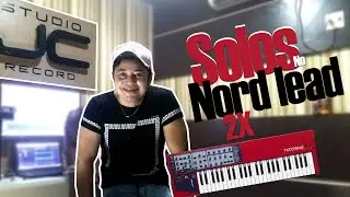 Solos de teclados feitos no Nord lead 2x - Juninho Cametá 2020