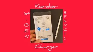 Kordier USB A to Lighting Ultra-Fast Charging Cable for Apple Pencil (1st Gen)