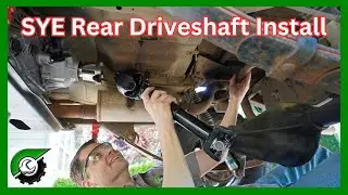 SYE Rear Driveshaft measurement and install: Rough Country Rear Driveshaft Jeep NP231 (Part 7)