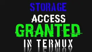 2 ways to allow storage permission in TERMUX🌎🎭🌎🌎🌐