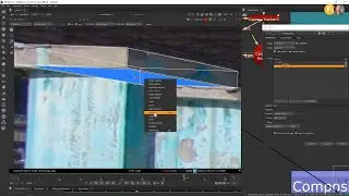 NUKE跟踪建模 ModelBuilder建模 part2 面挤出与展UV