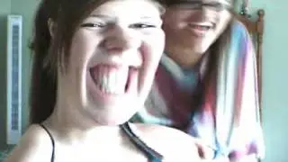 me and nicole on webcam