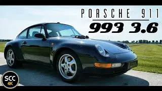 PORSCHE 911 993 3.6 COUPÉ 1994 | 4K | Black | Drive in top gear with engine sound | SCC TV