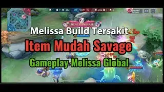 ITEM BIKIN MELISSA TEMBAK ANGIN + CARA MAIN MELISSA TERBARU❗BUILD MELISSA TERSAKIT❗GAMEPLAY MELISSA