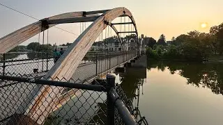 The Double 3 Hinged Arch Bridge #shorts