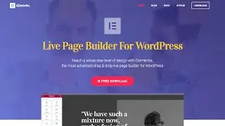 Elementor - A Free Drag and Drop Page Builder For WordPress