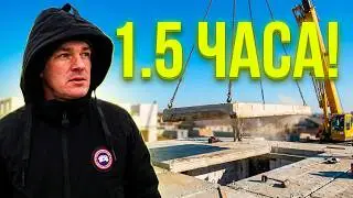 39 серия: плоская крыша дома 2го этажа за 1,5 часа за 33.000 р.