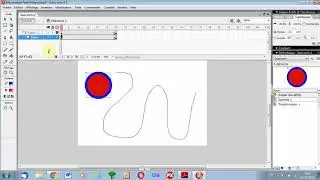 TIC Flash - ex1 s2 'Séquence + guide mouvement + action script)