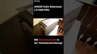 Anker Solix Solarbank 2 E1600 Pro #solar #balkonkraftwerk #anker #yuma #gutscheincode