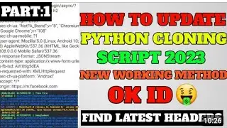How To Update Termux Cloning Command|How To Find Working Facebook Method And Headers|