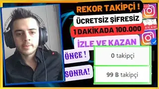 1 DAKİKADA 100.000 İNSTAGRAM TAKİPÇİ ARTTIRMA HİLESİ - ÜCRETSİZ BEDAVA İNSTAGRAM TAKİPÇİ HİLESİ