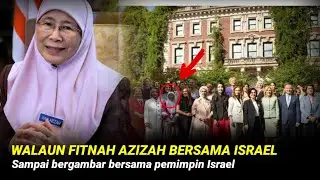 GAMBAR AZIZAH DENGAN PIMPINAN ISR4EL TULAR❓️