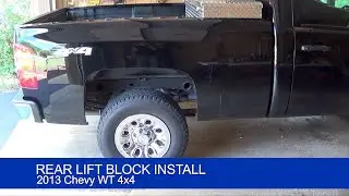Rear Lift Block Install