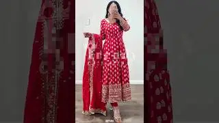Anarkali Dress 👗 for Festival/Wedding ❣️ 