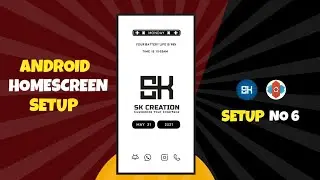 Nova Launcher Setup 2021| Homescreen | Setup No #6