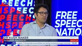 Dr Kush Naker | GB News | 'Free Speech Nation' | 29 September 2024 | Just Stop Oil