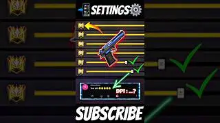Settings ⚙️ Vivo y95📱 All weapons 🎯 + DPI ⚡️ 2024 👑 Free Fire
