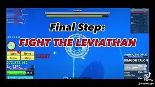 How To Fight Leviathan In Blox Fruits Update 20!#bloxfruits #bloxfruitspvp #onepieceedit  #luffy