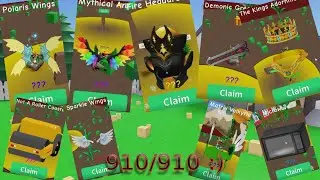 FULL HAT COLLECTION! MYTHIC HAT CHEST CLIPS, 910/910! ROBLOX (UNBOXING SIMULATOR)!!!