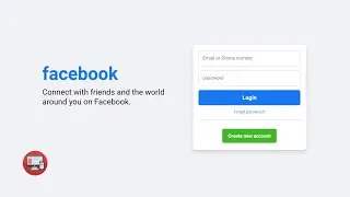 Creating a Facebook Login Page with HTML & CSS Tutorial