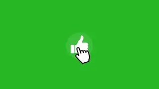 Like Button Green Screen Video | Free Stock | YT Green Stock