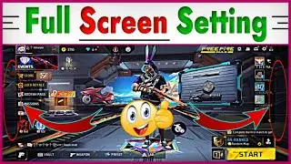 Free Fire Full Screen Setting 2025 ? Free Fire Max Me Full Screen Kaise Kare | Free Fire Full Screen