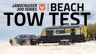 Landcruiser 300 - Beach Tow Test