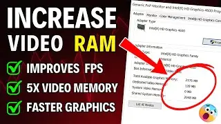 Increase Video RAM in Windows 11/10  (Boost FPS & Increase PC Performance)