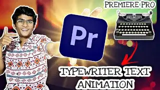 How to Create: Typewriter Text Animation || Premiere pro CC